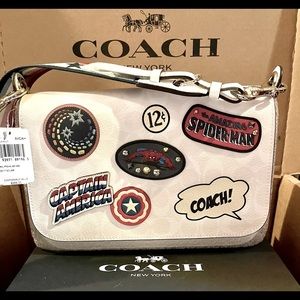 NWT Coach Marvel Signature & Patch Bag